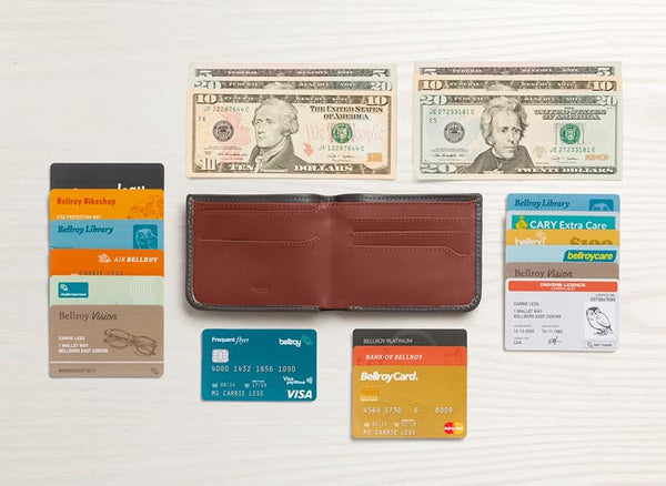 bellroy hide & seek slim leather wallet Bellroy Hide & Seek Wallet – K U H L M A N