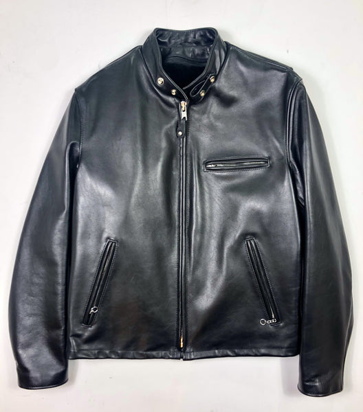 Schott Classic Racer Leather Motorcycle Jacket 141 – K U H L M A N