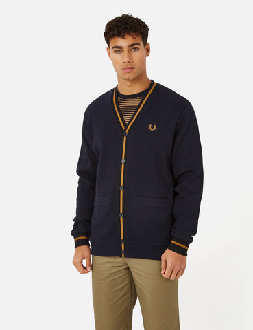 Fred Perry Tipped Pique Cardigan