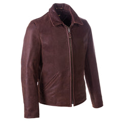 Schott 543 Waxy Buffalo Leather Sunset Jacket Brown