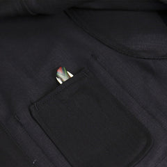13.5oz Japanese Selvedge Black Denim Coverall Jacket