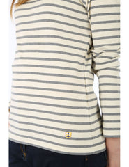 Armor Lux Women's Long Sleeve Breton Striped Heritage Shirt
