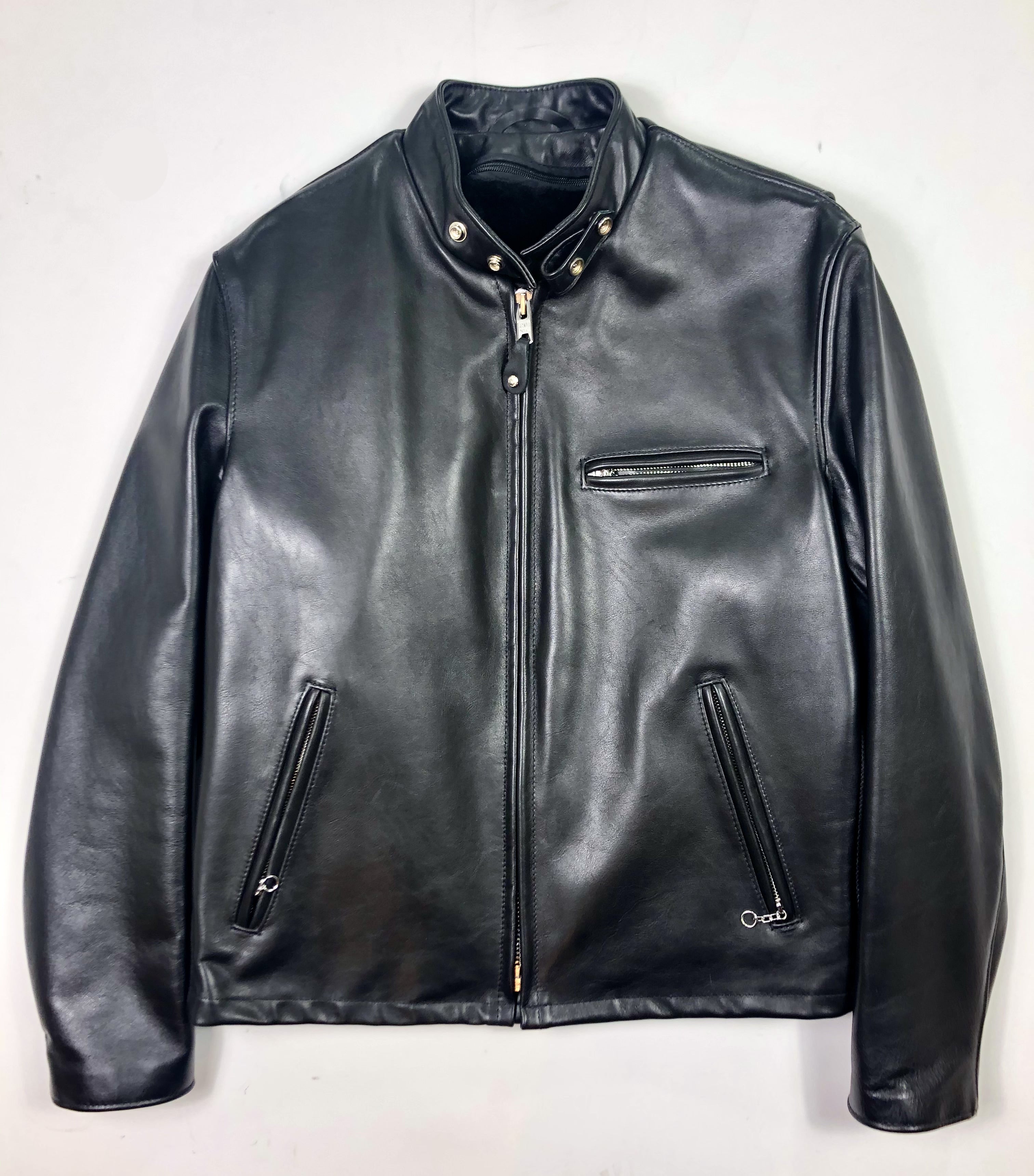 Schott Classic Racer Leather Motorcycle Jacket 141 – K U H L M A N